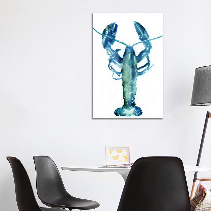 Lobster by Edward Selkirk - Wrapped Canvas Painting, 101.6 cm H x 66.04 cm W x 1.91 cm D