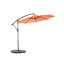 Parasol de piscine 10 pieds orange - Hydrofuge et ombragé pour une construction propre et durable