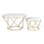2 tables gigognes avec structure Louisiana