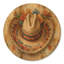 Sombrero de l'héritage mexicain - impression d'art mural rond en bois Boho-80210083-80210109
