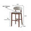 30" Bar Stools Set of 2, Upholstered Bar Height Stool, Cherry Colour-1908558051-1911620930