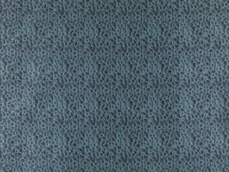 Tissu dunand ii Laura Kirar, Bleu / turquoise