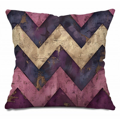 Coussin abstrait, sergé de coton Art