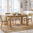 Farmhouse Solid Wood Oval Kitchen Table