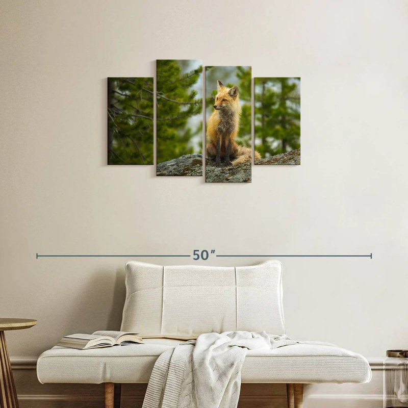 Brampt Red Fox Vixen, 22"H x 36"W