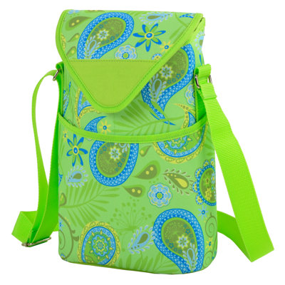 Paisley Two Bottle Tote
