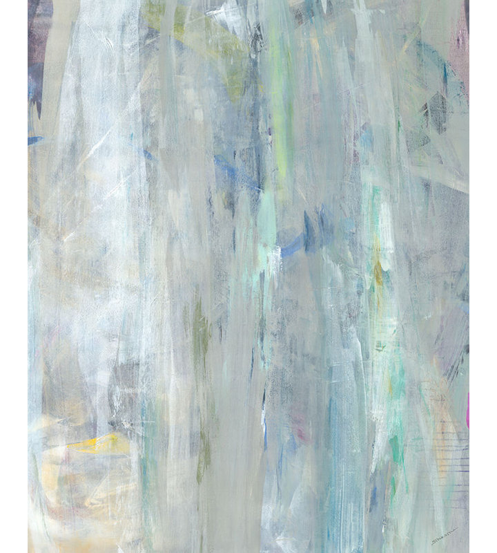 Pale Cloud Painting by Sarah Stockstill, Image Brush Gel