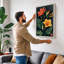 Study Botanical 1 Piece Wrapped Canvas Wall Art-1738564545-1738564567