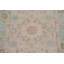 Tapis beige en laine noué à la main de conception unique 3 pi 1 po x 3 pi 11 po New Age
