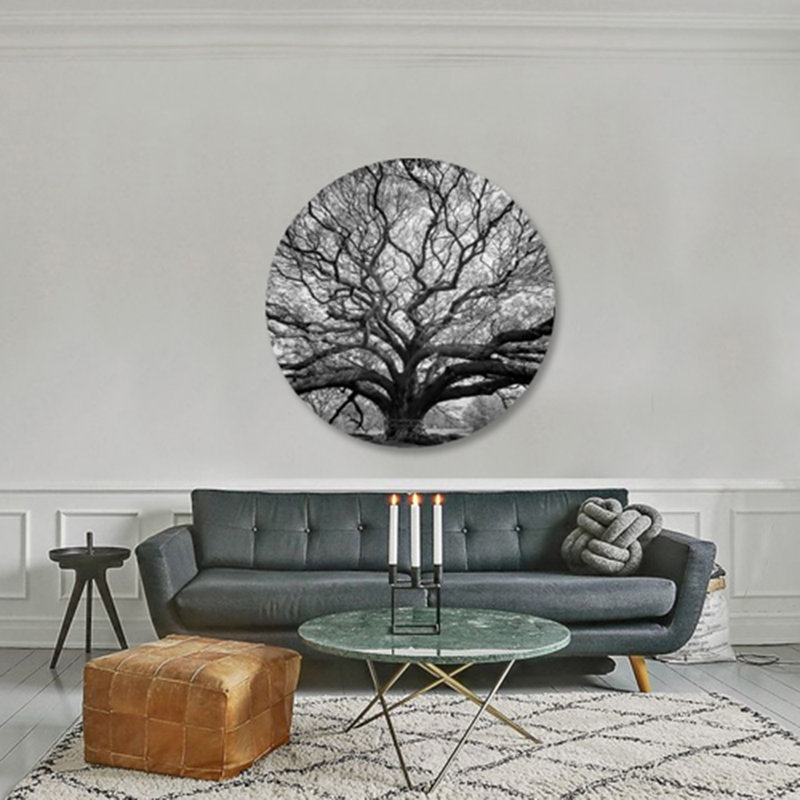 Arbre de la sagesse - Photographie sans cadre sur papier, H 24 po x l 24 po x P 1,5 po