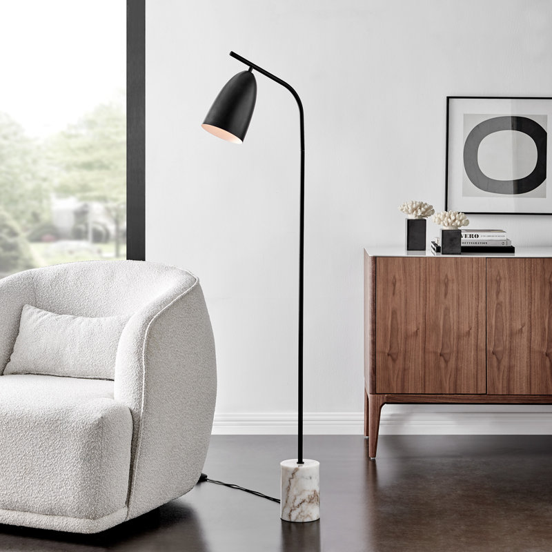 Lampe sur pied arquée 62 po Delyu