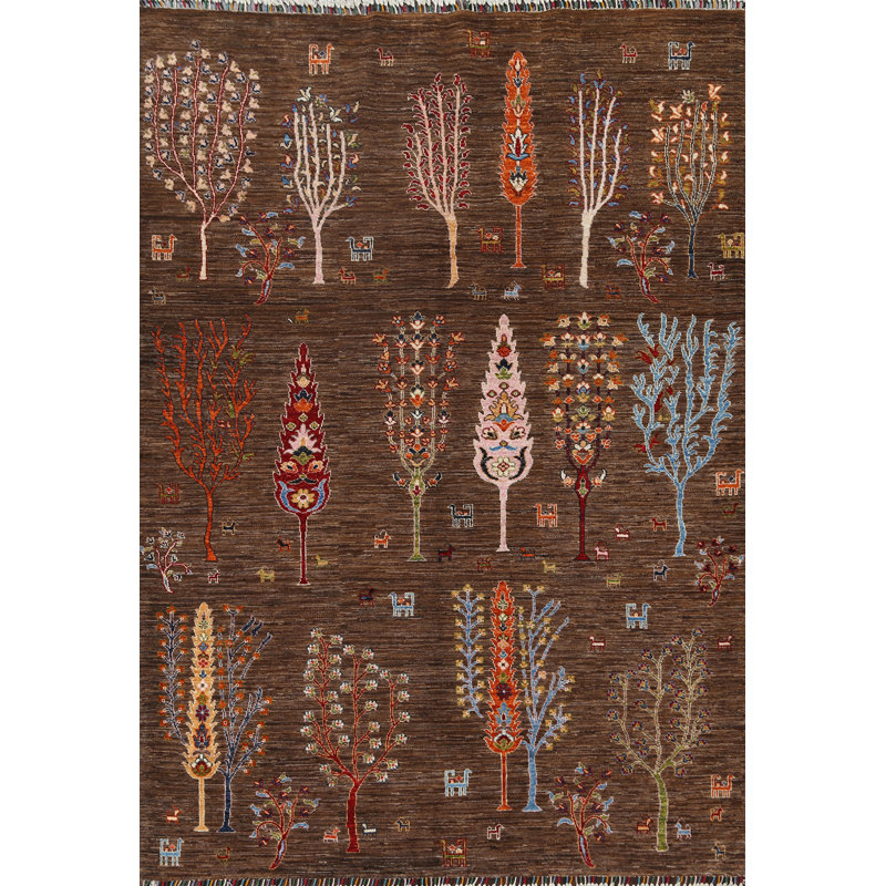 Wool Ziegler Vegetable Dye Area Rug 6x7