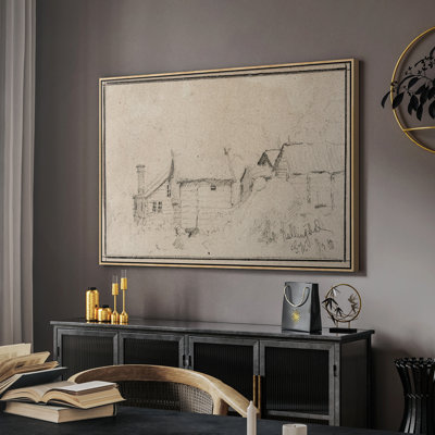 "Croquis rétro - LX III" sur toile