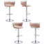 Christal Height Adjustable Swivel Bar Stool-1737403382-1737403368