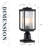 1-Light 16.5 Pier Mount Light with Lantern Head Post Light