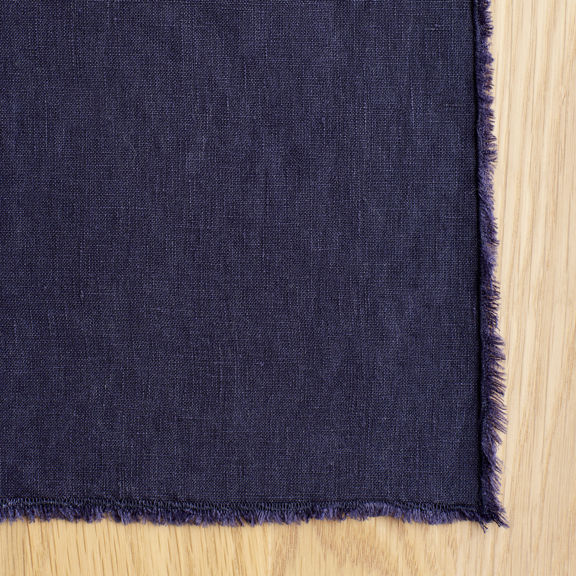 Zadia Linen Table Runner, Midnight Blue