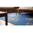 Skyee Blue Flatweave Wool Contemporary Modern Area Rug-1134992565