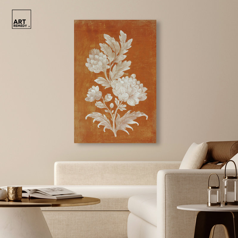 «Chrysanthemum II», reproduction d'art sur toile par Art Remedy, 36 x 54, H 54 po x l 36 po, Toile non encadrée