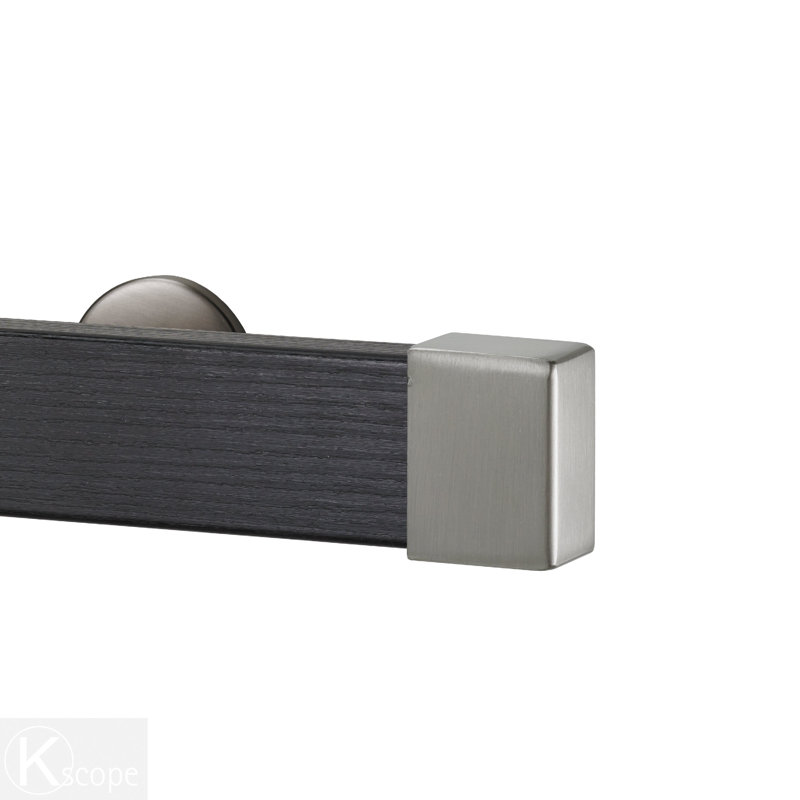Tringle à rideaux simple Ephrata Traverse, H 2 po x l 72 po x P 3,25 po, Inoxydable