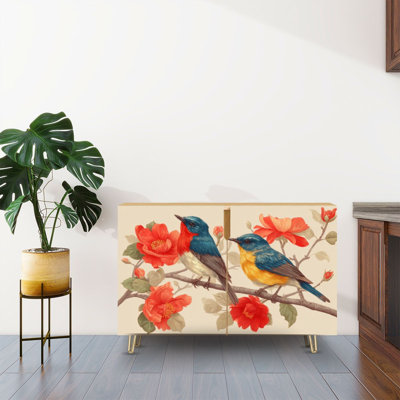Buffet Buffet avec rangement Vibrant Birds