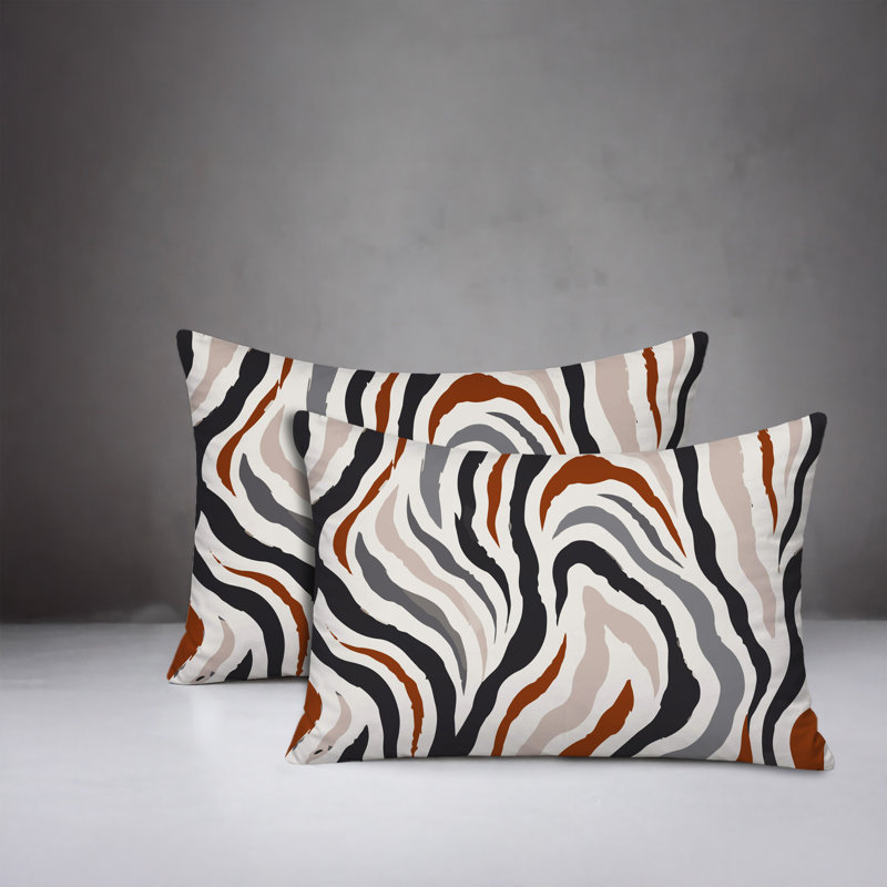 Coussin réversible intérieur / extérieur Mila, 20x14, Burnt Orange