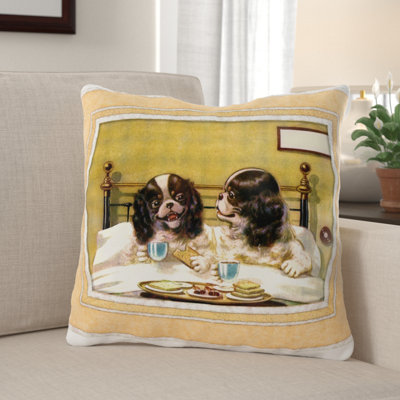 Housse et insert de coussin carré pour chien 