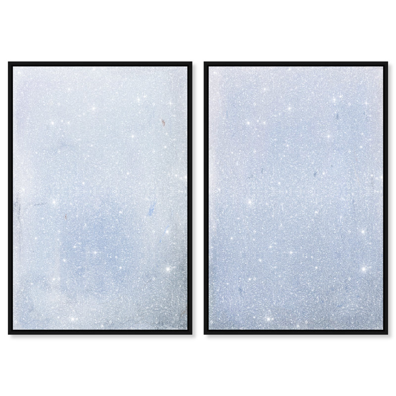 Calm Waters Set by Oliver Gal, 11"H x 16"W, Black Floater Frame