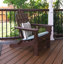 Chaise Adirondack pliante en plastique avec repose-pieds POLYWOOD Cape Cod Trex-16839304
