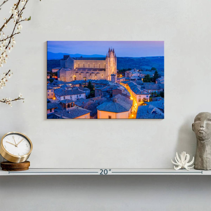 Orvieto Blue Hour, 8" H x 12" W