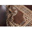 Tapis tribal brun à motif géométrique 6 x 10