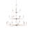 Nottaway 18 - Light Wrought Iron Dimmable Tiered Chandelier