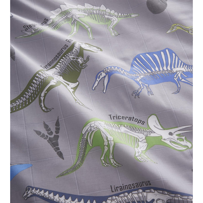 Ricky Cotton Blend Animal Print Duvet Cover Set with Pillowcases, Single - 1 Standard Pillowcase
