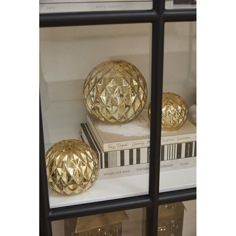 Golden LED Globe 7.5"