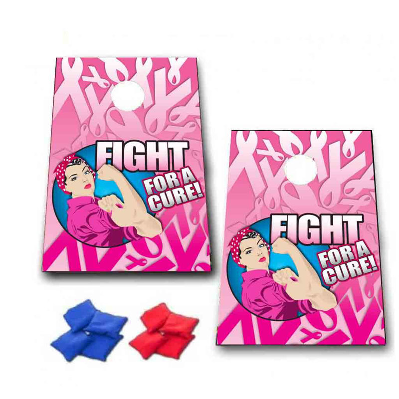 VictoryStore.com Solid Wood Cornhole Set