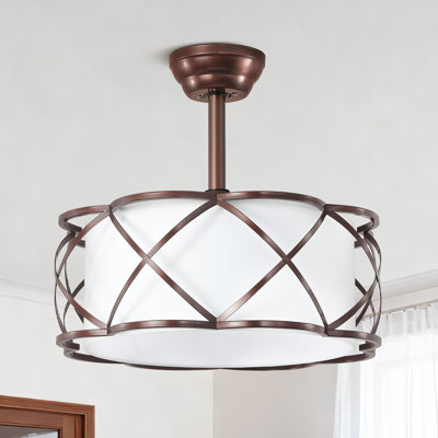 19'' Modern Ceiling Fan with Light