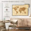 Carte du monde Aliaz Amber-107533010