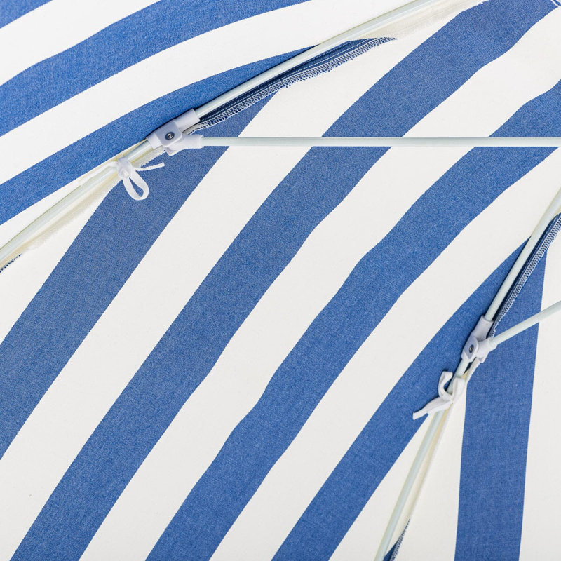 Patio 90'' W Umbrella, Blue/White