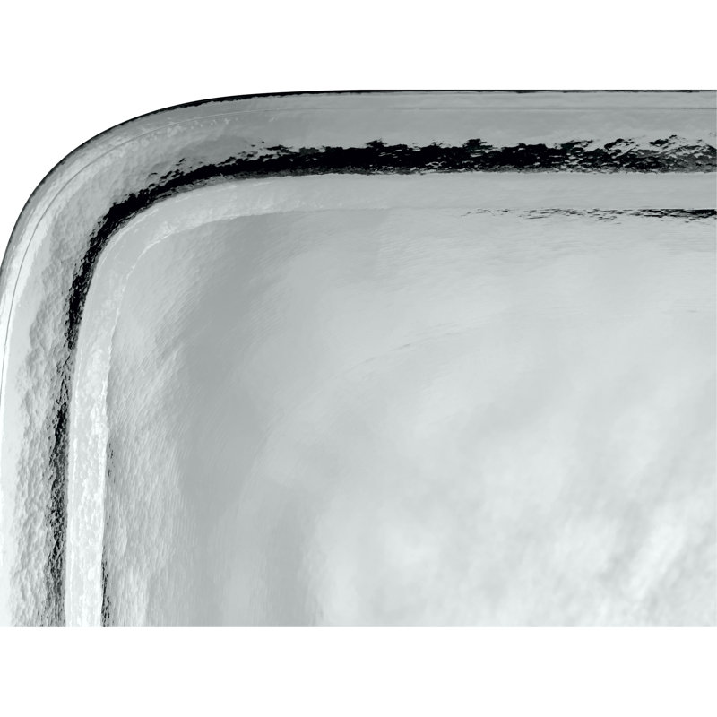 Kohler Inia, Artist Editions Rectangle Glass Wading Pool Bathroom Sink, Ice