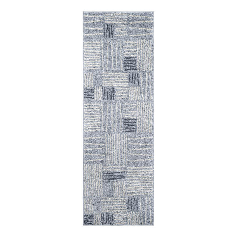 Geometric Area Rug, Runner 61 cm x 185.4 cm