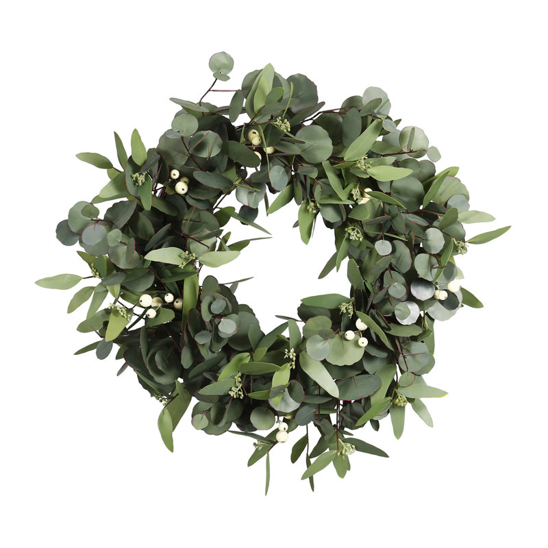 Seeded Round Eucalyptus 24'' Wreath