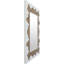 Miroir blanc naturel moderne Gertha