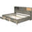 Full Size Gray Wooden Daybed With Storage Function, Shelf, And Device - Charging Outlets For Electronics Daybed, Offering 3 Drawers, Tech-903856870