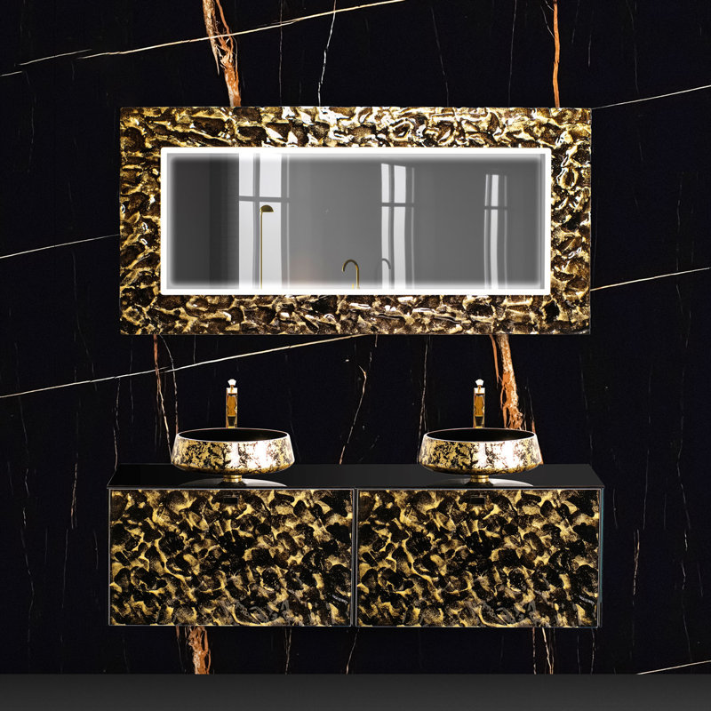 Miroir de meuble-lavabo lumineux Luxury Glam