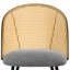 49cm H Tufted Polyester Blend Upholstered Metal Full Back Side Chair-1890963503
