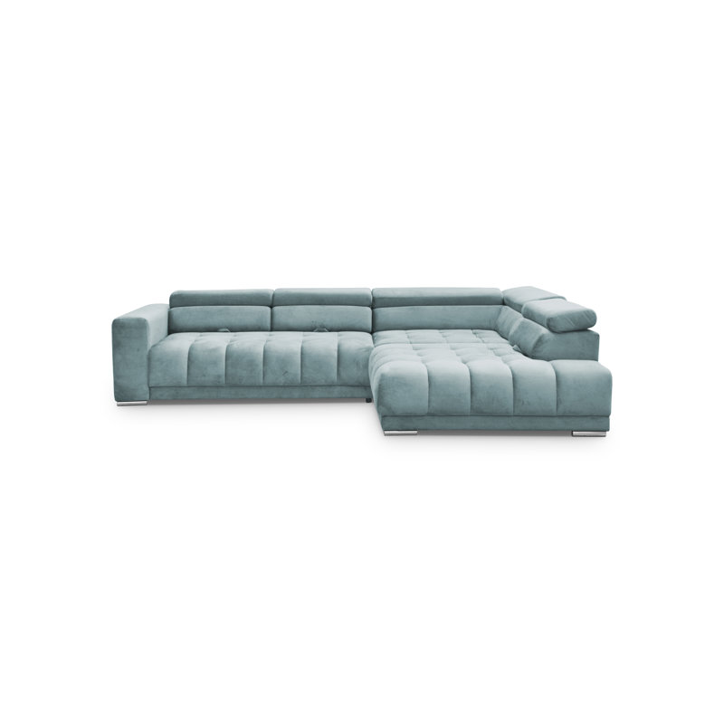 3 Seater Corner Sofa , Left Hand Facing, Bluvel 06
