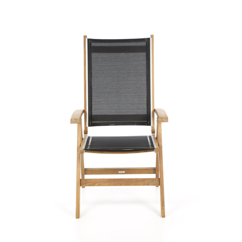 St. Tropez Outdoor Dining Chair, Black