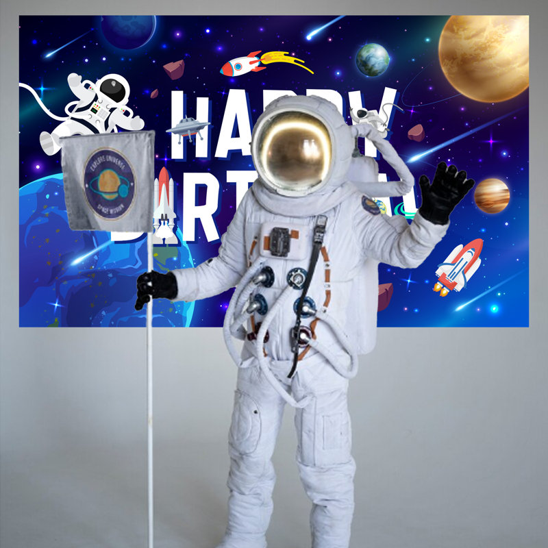 Toile de fond de l'espace, toile de fond anniversaire