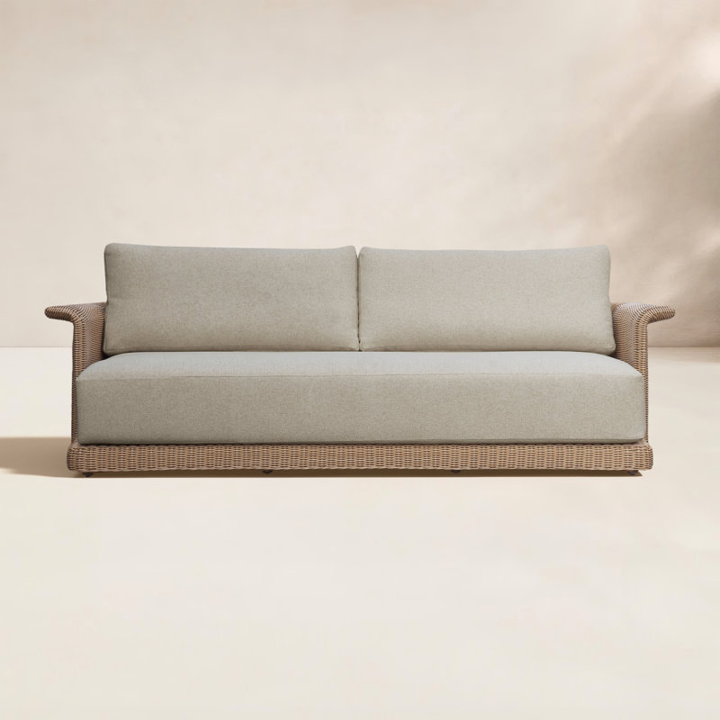 Casserly Meredith Outdoor Sofa, Beige, Brown