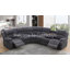 Ensemble de canapé modulaire inclinable Liam Gray Corduroy