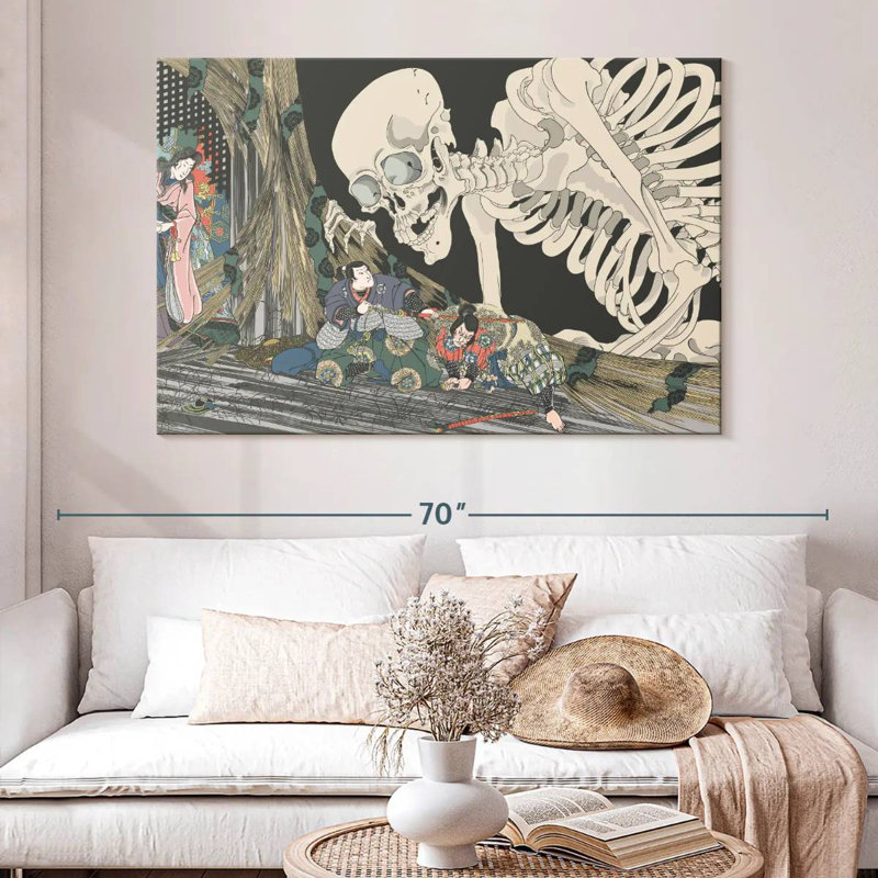 Kelan Japanese Skeleton, 34" H x 51" W